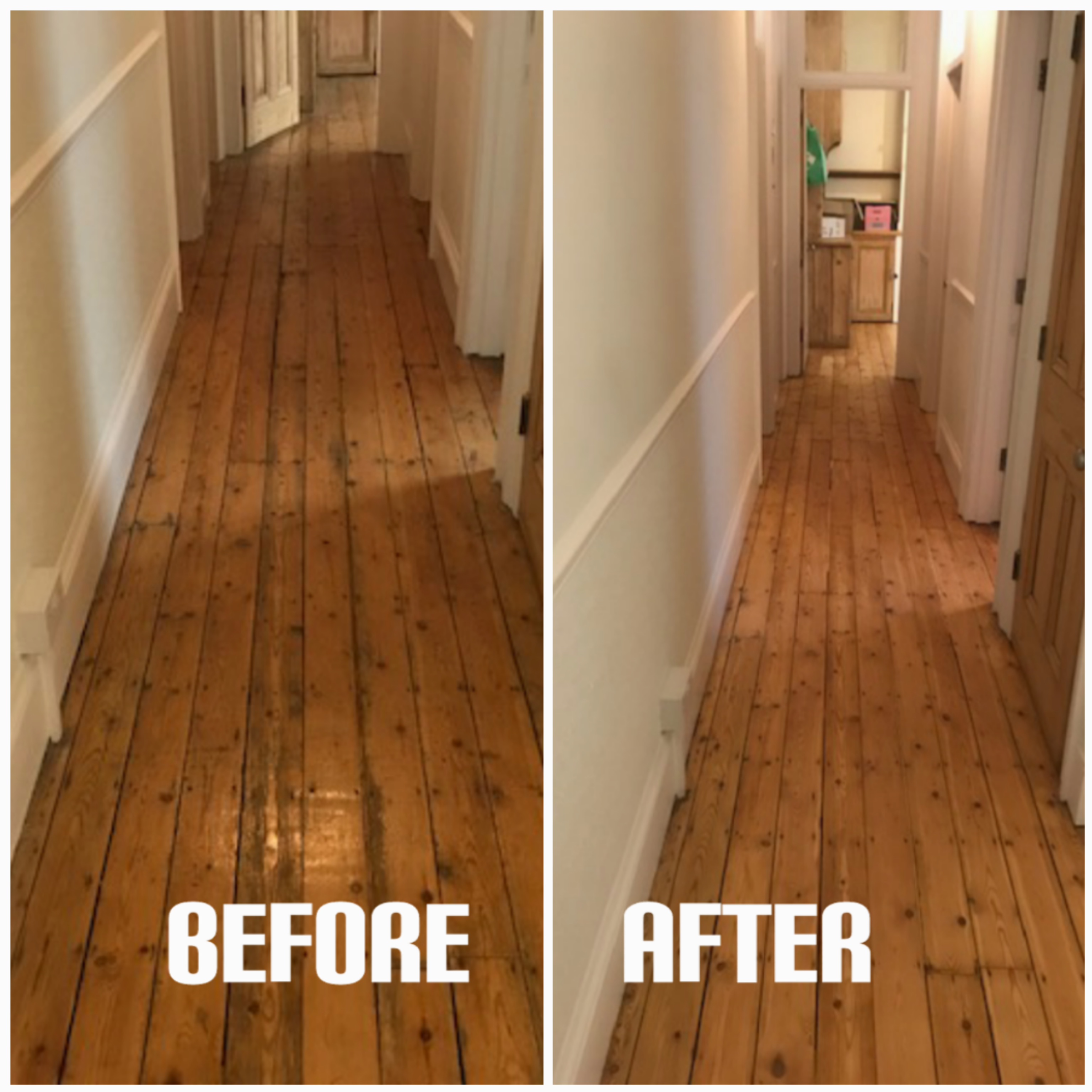 Flooring renovation - hallway, Oxford street