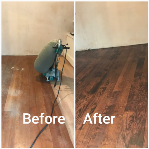 Dustless floorboards recycling - apartment, Stockwell