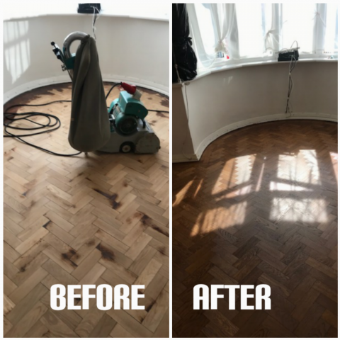 Parquet improvement and sealing - house, Dorking