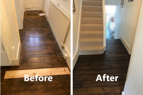 Hallway floor repair Streatham