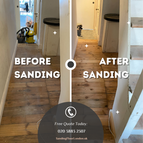 Bespoke hardwood sanding Chelsea