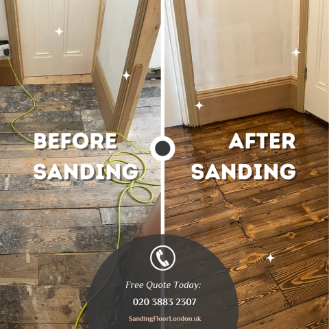 Expert sanding services with finishing, Kensington