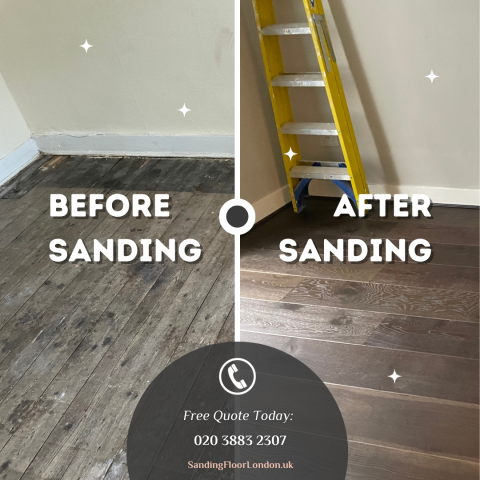 Luxury floor sanding, Islington