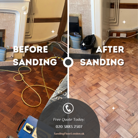Parquet floor sanding Chelsea