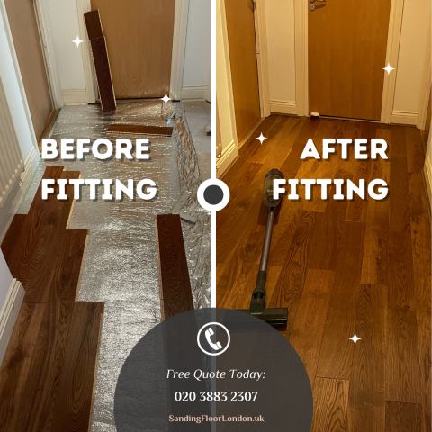 Luxury flooring installation, Chelsea