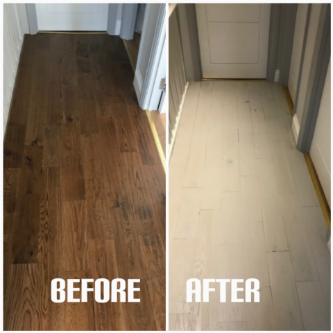 White lacquer finish after restoration - Thornton