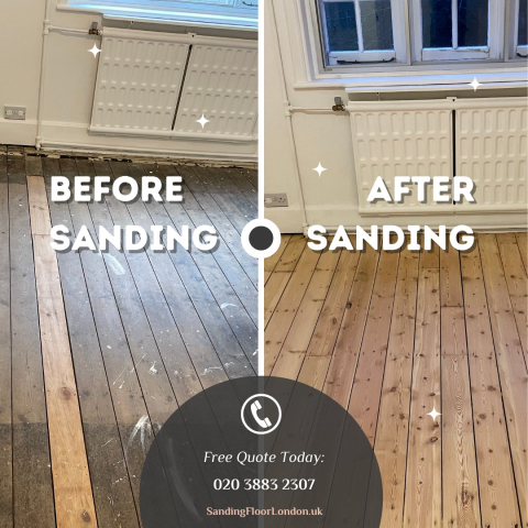 Hardwood sanding services Chelsea