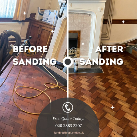 Herringbone sanding, Islington