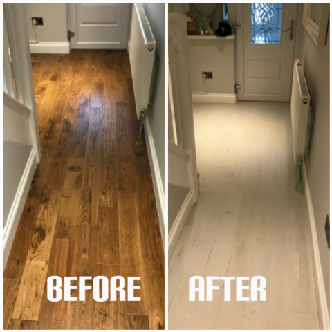 Matt lacquer surface sealing - house, Thornton