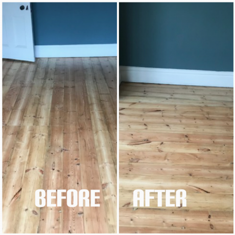 Hardwood reclaiming and gap filling - Reigate