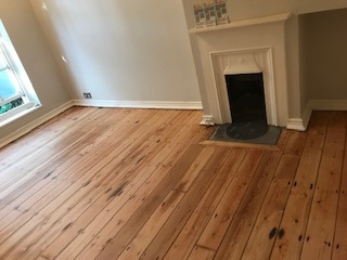 Sanding and matt finishing - house, Tower Hamlets