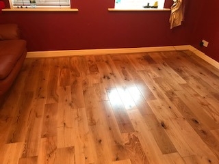 Oak solid wood floorboards fitting - apartment, Islington-Tufnell Park