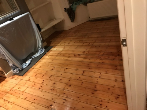 after floor sanding Larkhall