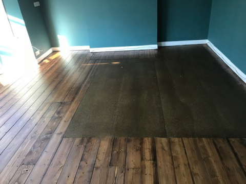 after hardwood restoration