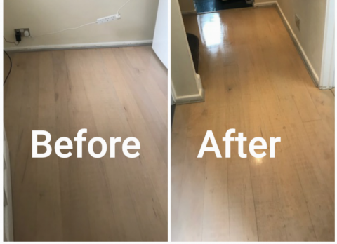 Hardwood floorboards renovation and buffing - Windsor