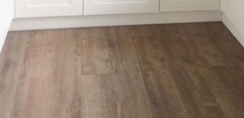 Repair and gap filling - kitchen, Balham