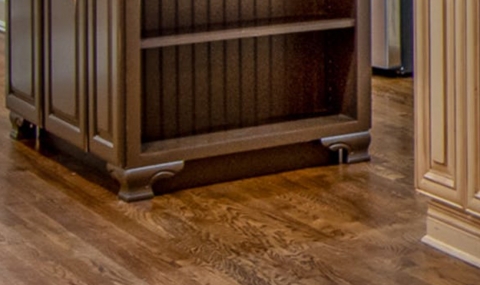 Hardwood repair and sealing - kitchen, Balham