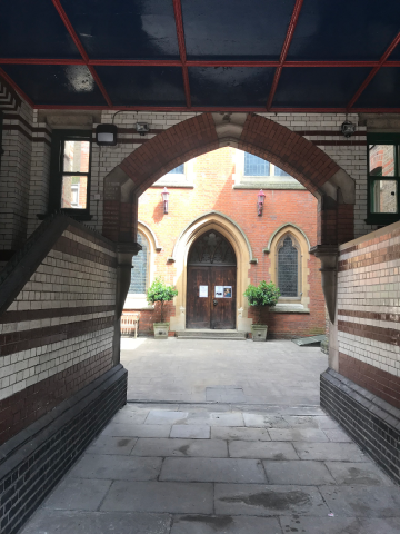 Floor restoration and heavy-lacquer finish, Church
