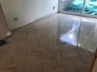 Parquet floor installation Highbury