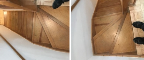 Stairs surface improvement - King's Cross