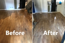 Colour change and flooring surface refurbishment - apartment, Balham