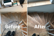 Stairs repair and reclaiming - house, Balham