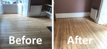 Dust-free sanding and gap filling - house, Knight's Hill